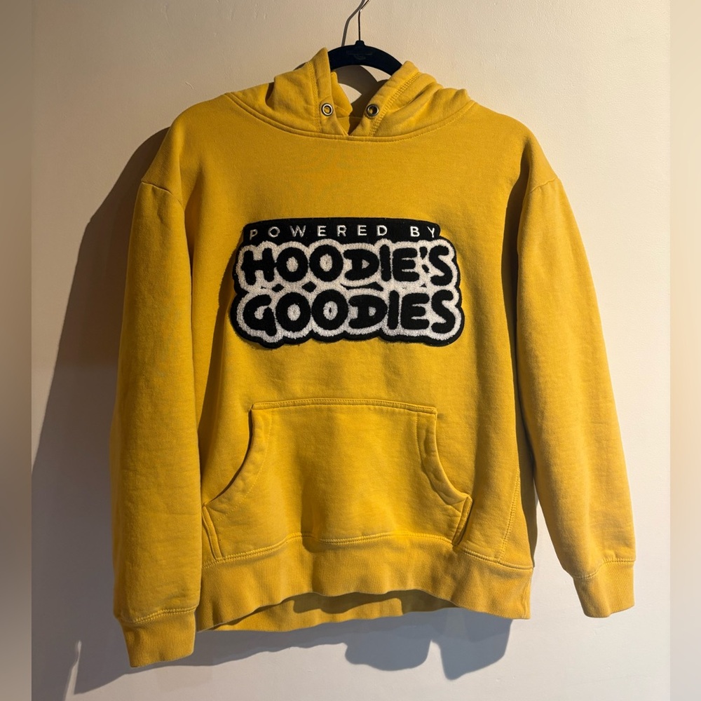 Yellow hoodies goodies sweatshirt